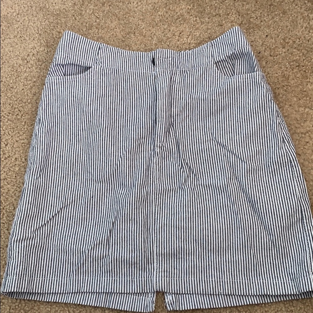brandy melville stripped skirt